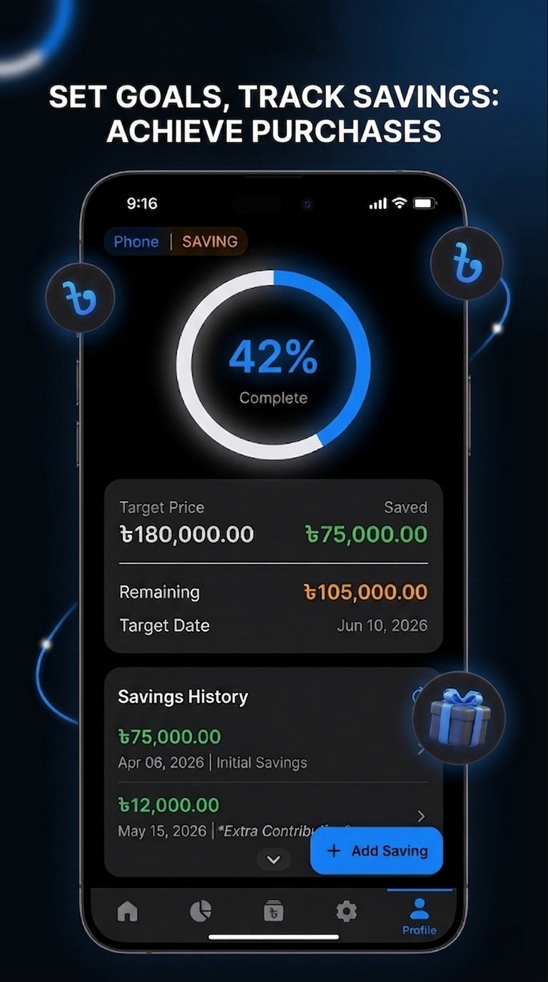 Future Buy savings progress screenshot